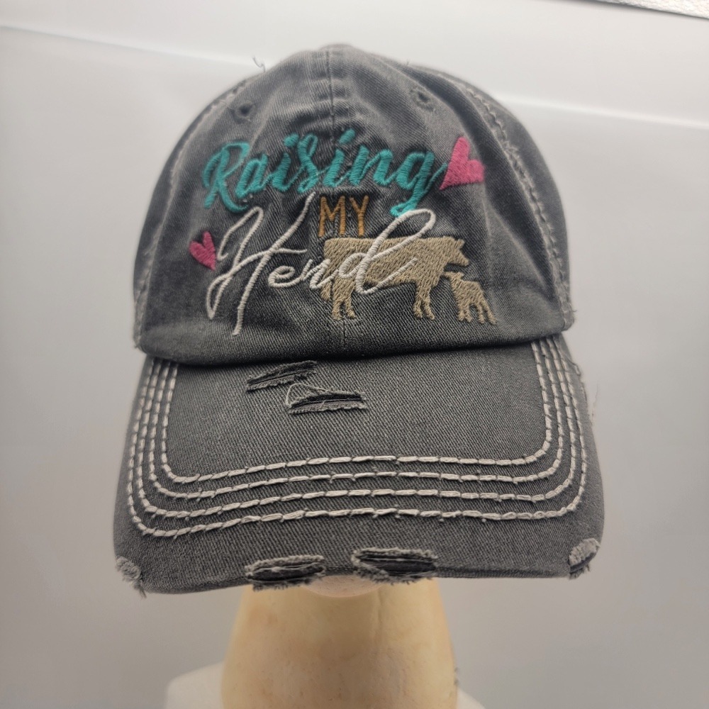 KBETHOS Vintage Baseball Cap Distressed Embroidered‎ "Raising my heard"